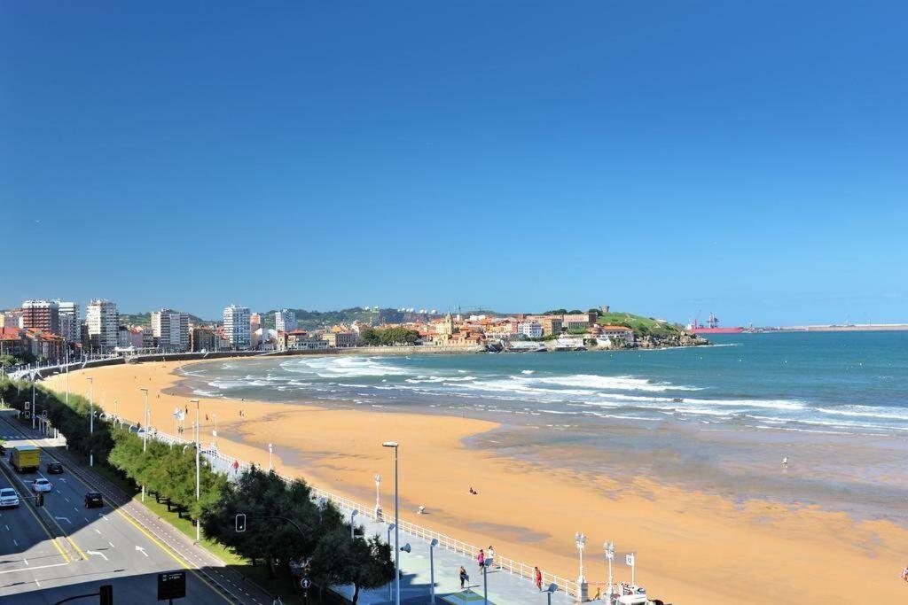 Ferienwohnung Apto Ramon Y Cajal,1- Centrico Y Cerca De Playa San Lorenzo-3Hab Garaje Opc Gijón Exterior foto